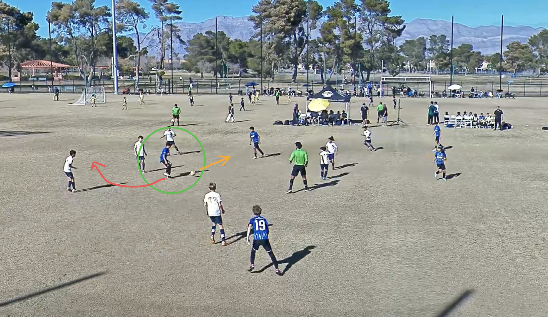 Pass and Run Behind Defense